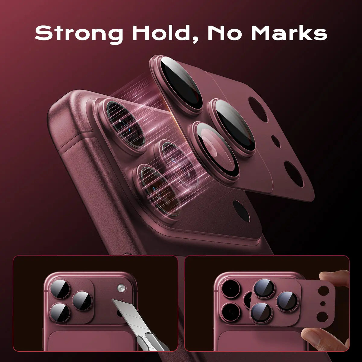MAGIC JOHN Magnetic Lens Protector for Iphone18 Pro/Max/Iphone 17 Pro/17 Pro Max – 99% Transparency, Original HD Clarity, Scratch-Resistant, Durable, Magnetic Design for Easy Installation & Removal