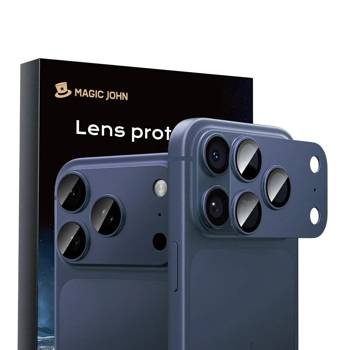 MAGIC JOHN Magnetic Lens Protector for Iphone18 Pro/Max/Iphone 17 Pro/17 Pro Max – 99% Transparency, Original HD Clarity, Scratch-Resistant, Durable, Magnetic Design for Easy Installation & Removal