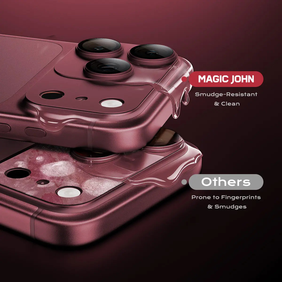 MAGIC JOHN Magnetic Lens Protector for Iphone18 Pro/Max/Iphone 17 Pro/17 Pro Max – 99% Transparency, Original HD Clarity, Scratch-Resistant, Durable, Magnetic Design for Easy Installation & Removal