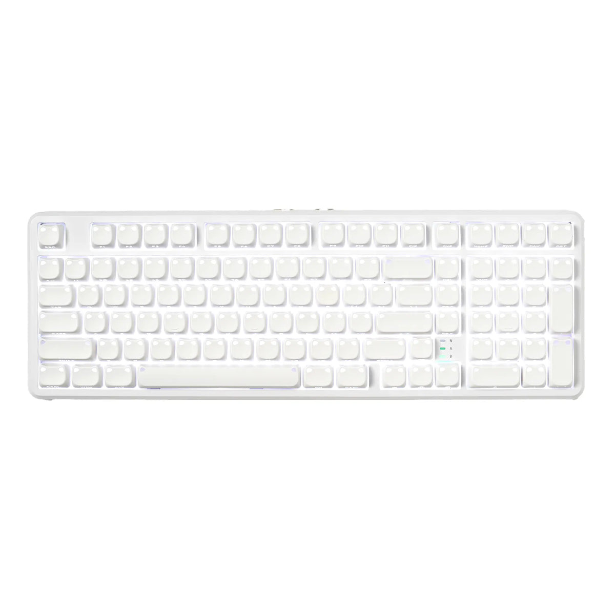 XVX M98 Lumina Full-Size Tri-Mode Wireless Mechanical Keyboard with Number Pad, Bt5.0/2.4Ghz/Usb-C, Pre-Lubed Hot Swappable Switches, Gasket Structure, 8000Mah, RGB Backlit, Creamy Keyboard for Pcs/Macs, Mechanical Input, Gaming & Office Use