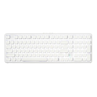 XVX M98 Lumina Full-Size Tri-Mode Wireless Mechanical Keyboard with Number Pad, Bt5.0/2.4Ghz/Usb-C, Pre-Lubed Hot Swappable Switches, Gasket Structure, 8000Mah, RGB Backlit, Creamy Keyboard for Pcs/Macs, Mechanical Input, Gaming & Office Use