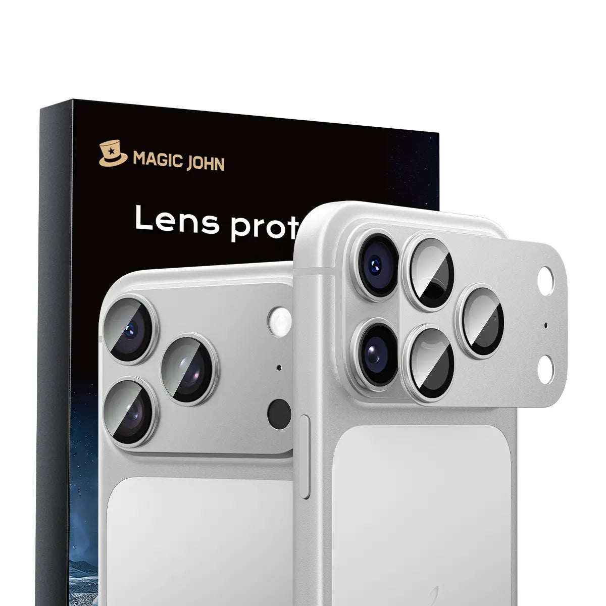 MAGIC JOHN Magnetic Lens Protector for Iphone18 Pro/Max/Iphone 17 Pro/17 Pro Max – 99% Transparency, Original HD Clarity, Scratch-Resistant, Durable, Magnetic Design for Easy Installation & Removal