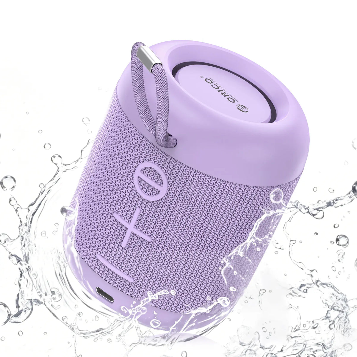 ORICO Bluetooth Portable Speaker with 27-Hour Playtime, Bluetooth 6.0, TWS Pairing, 360° Sound Immersion, IPX5 Splash Resistance, Hi-Fi Stereo Audio, USB-C Connectivity, Ideal for Halloween Parties, Gifting, Camping, Home, and Travel - Model BG01