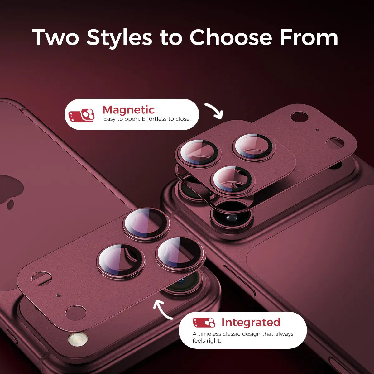 MAGIC JOHN Magnetic Lens Protector for Iphone18 Pro/Max/Iphone 17 Pro/17 Pro Max – 99% Transparency, Original HD Clarity, Scratch-Resistant, Durable, Magnetic Design for Easy Installation & Removal