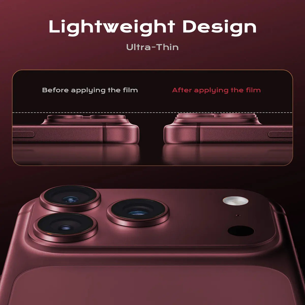 MAGIC JOHN Magnetic Lens Protector for Iphone18 Pro/Max/Iphone 17 Pro/17 Pro Max – 99% Transparency, Original HD Clarity, Scratch-Resistant, Durable, Magnetic Design for Easy Installation & Removal